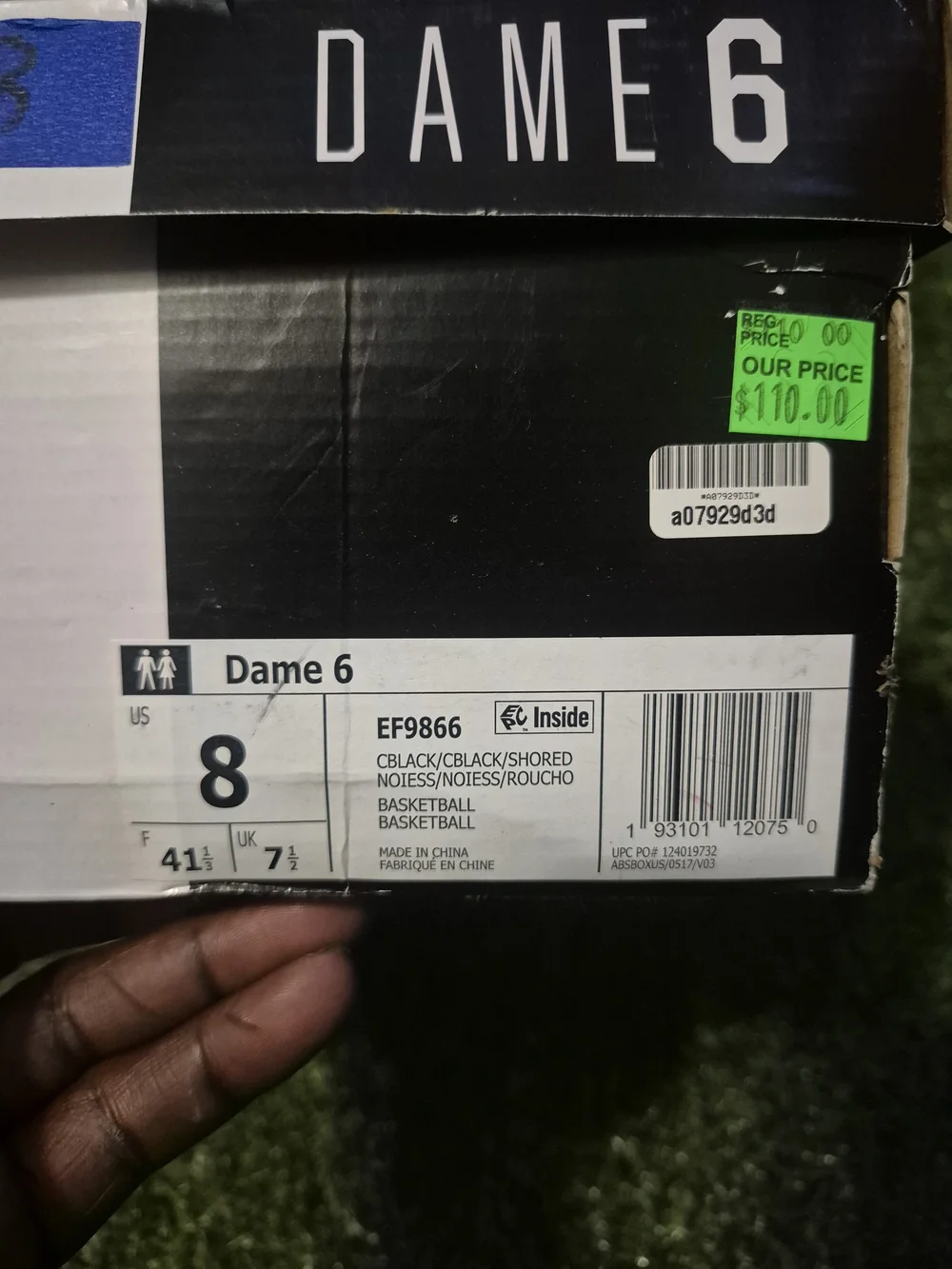 adidas Dame 6 (Black)